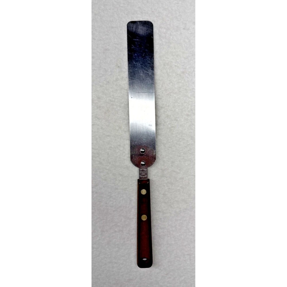 EKCO Eterna Icing Spatula Vintage USA Stainless Steel Wood Handle Cake Spreader